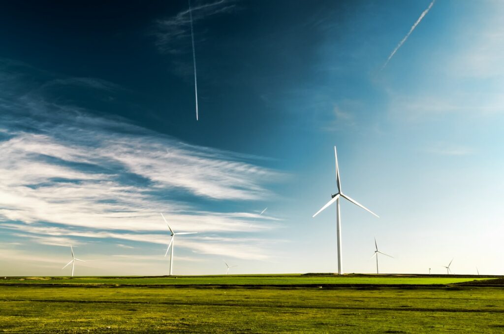 image of a wind farm | Capgemini and Eneco