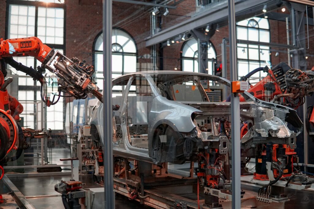 image of car factory | Deloitte and Aurora Labs