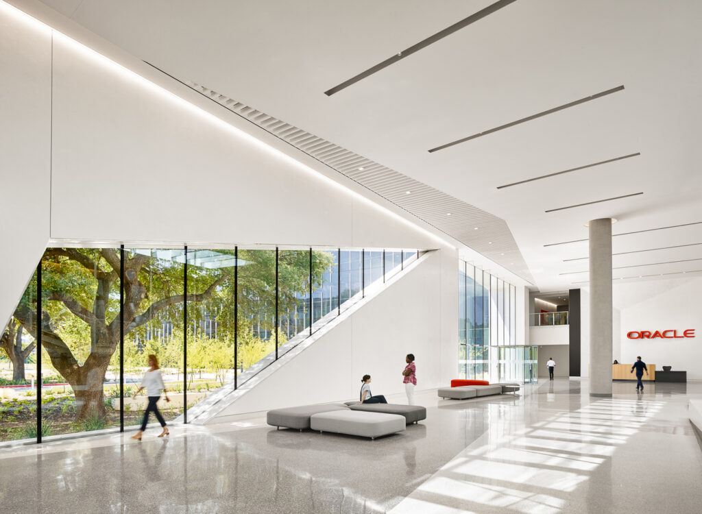 image of indoors Oracle HQ | NVIDIA AI Enterprise