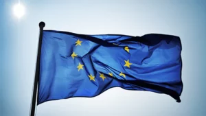 EU Flag to symbolize Oracle EU Sovereign Cloud opening