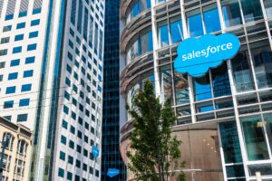 Salesforce office building | Salesforce launches AI-powered capabilities and governance bundles