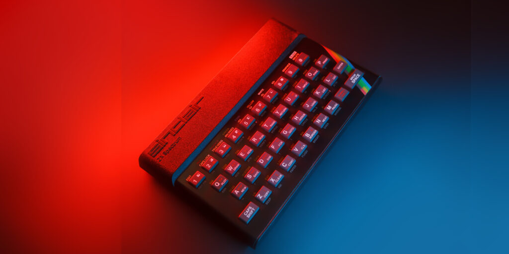 image of type writer with red and blue background | RPA