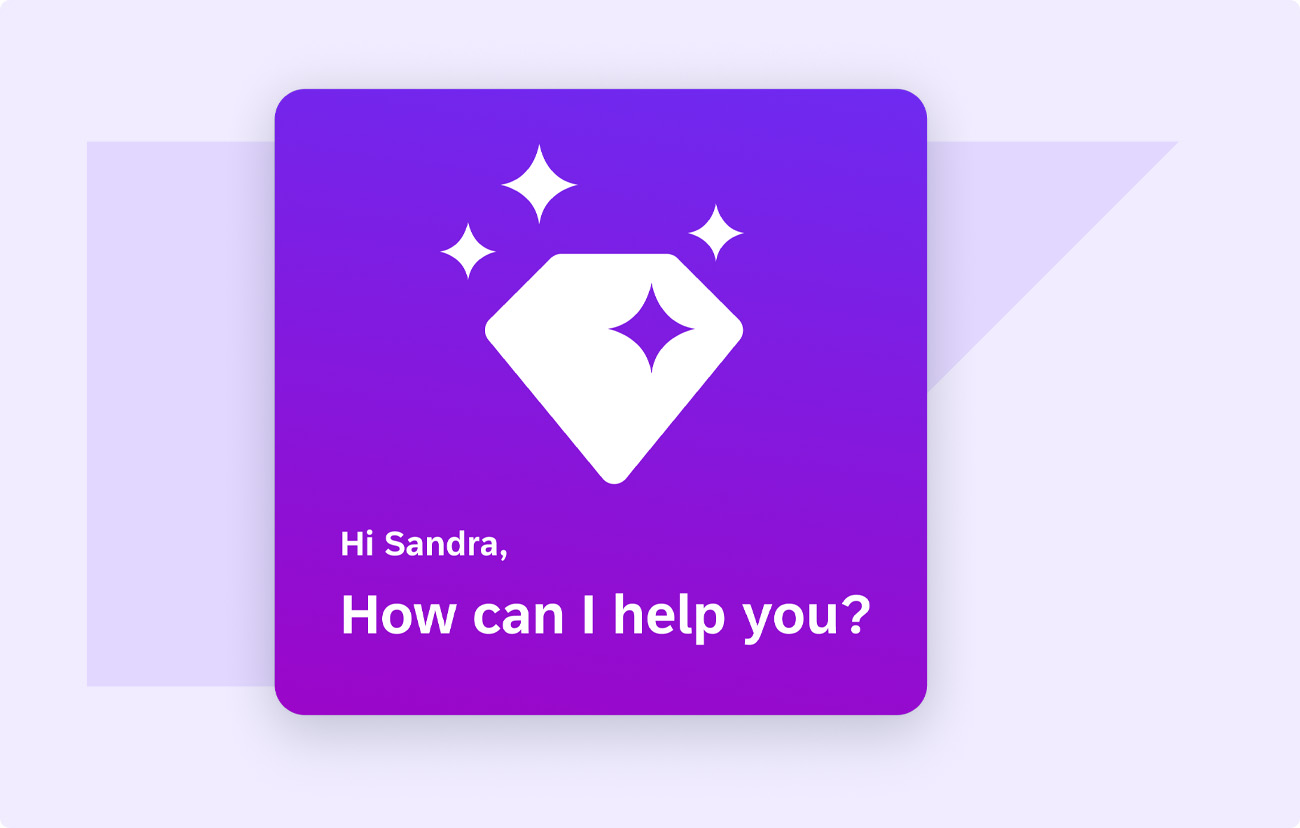 Joule purple logo with a diamond | SAP unveils new generative AI assistant Joule