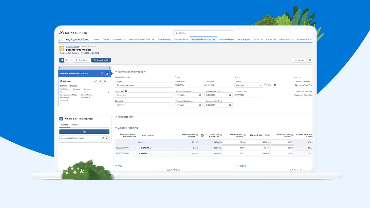 image of Salesforce Trade Promotion Optimization for Consumer Goods Cloud
