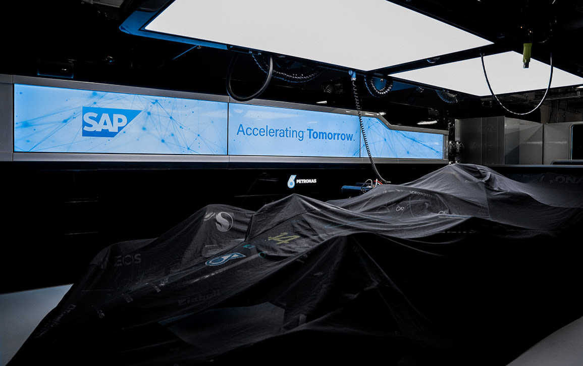 image of SAP and Mercedes-AMG partnership