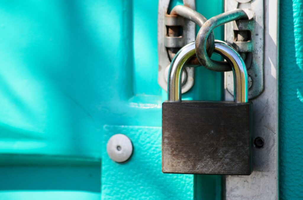 a lock on a door : RISE SAP Layer Seven Security