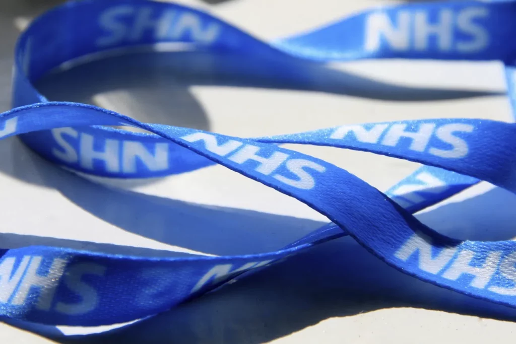 NHS ribbon | digitally transforming NHS data