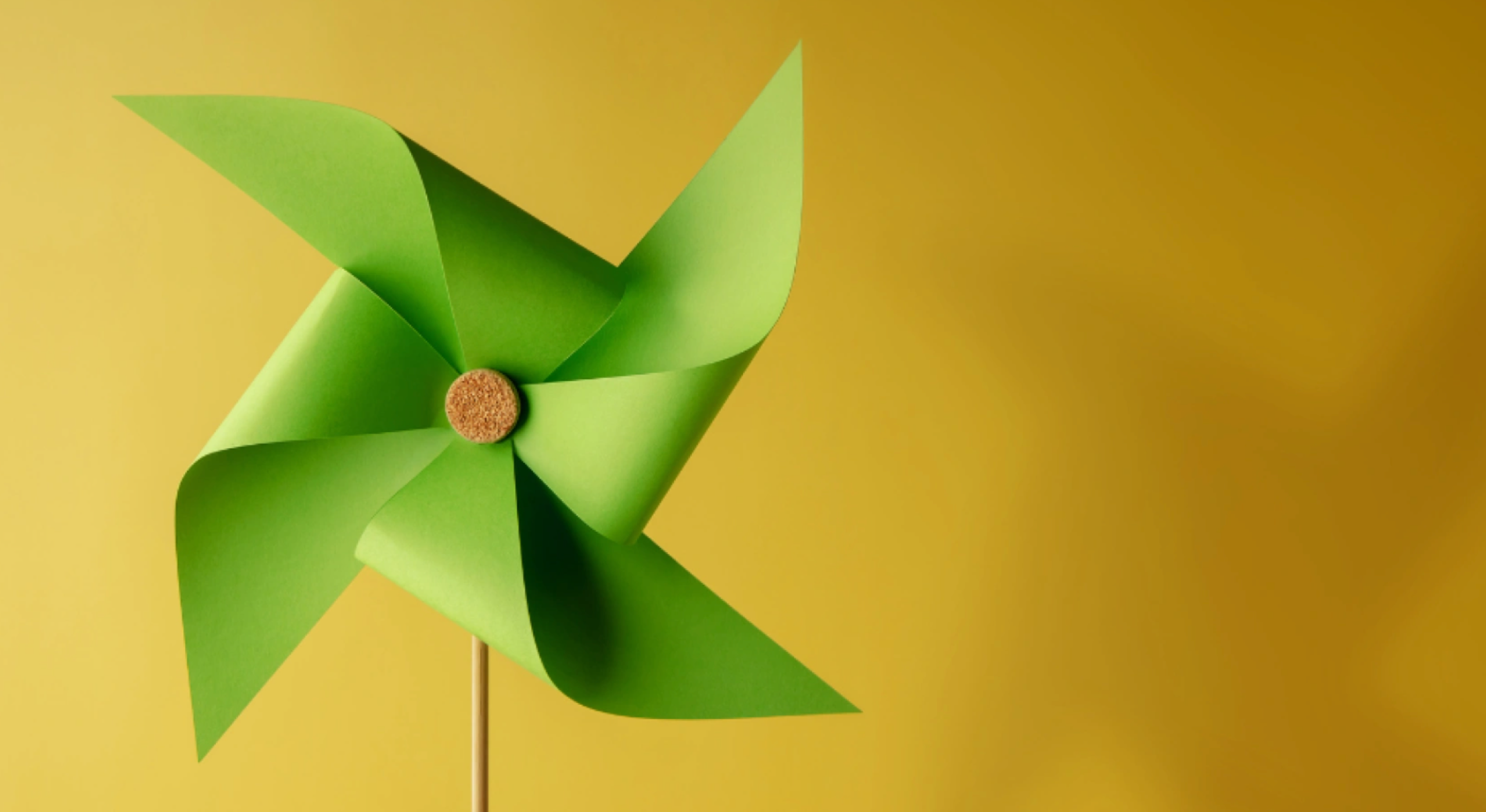 green pinwheel