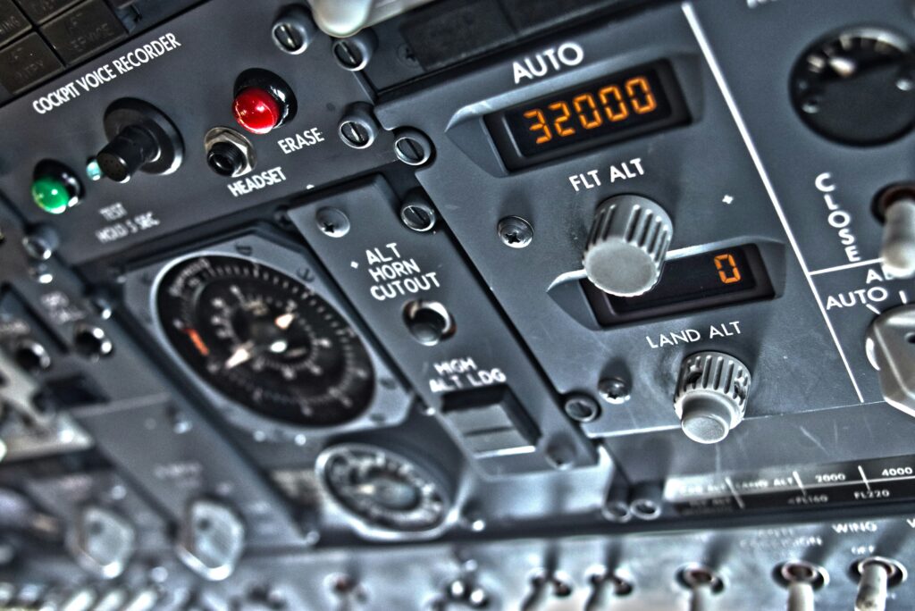Closeup of complex aviation equipment | RamBase Griff Aviation
