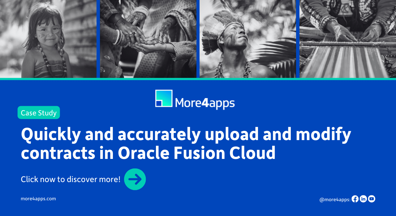 More4apps simplified contract management for Oracle Fusion Cloud slide