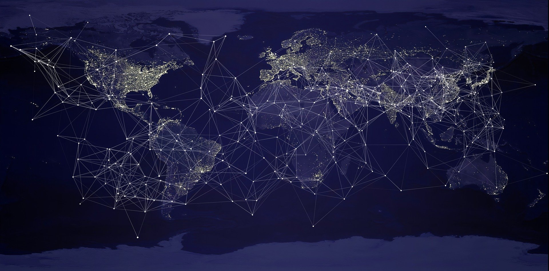 image of Earth with connections from different countries | IFS Cloud and Laerdal Medical