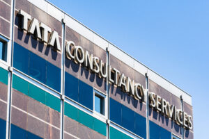 The front of a Tata Consultancy Services office place.