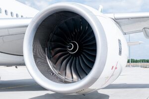 Rolls Royce Engine from an Airbus A350-900XWB