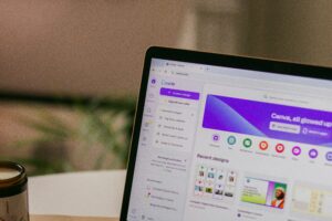 Canva on a computer screen_Agentic sales orchestration platform