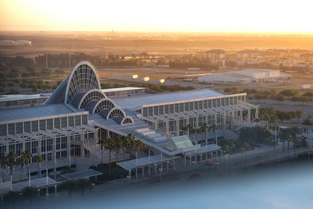 Orange County Convention Center in Orlando, where SAP Sapphire may clarify SAP AI access for ECC and cloud ERP customers.
